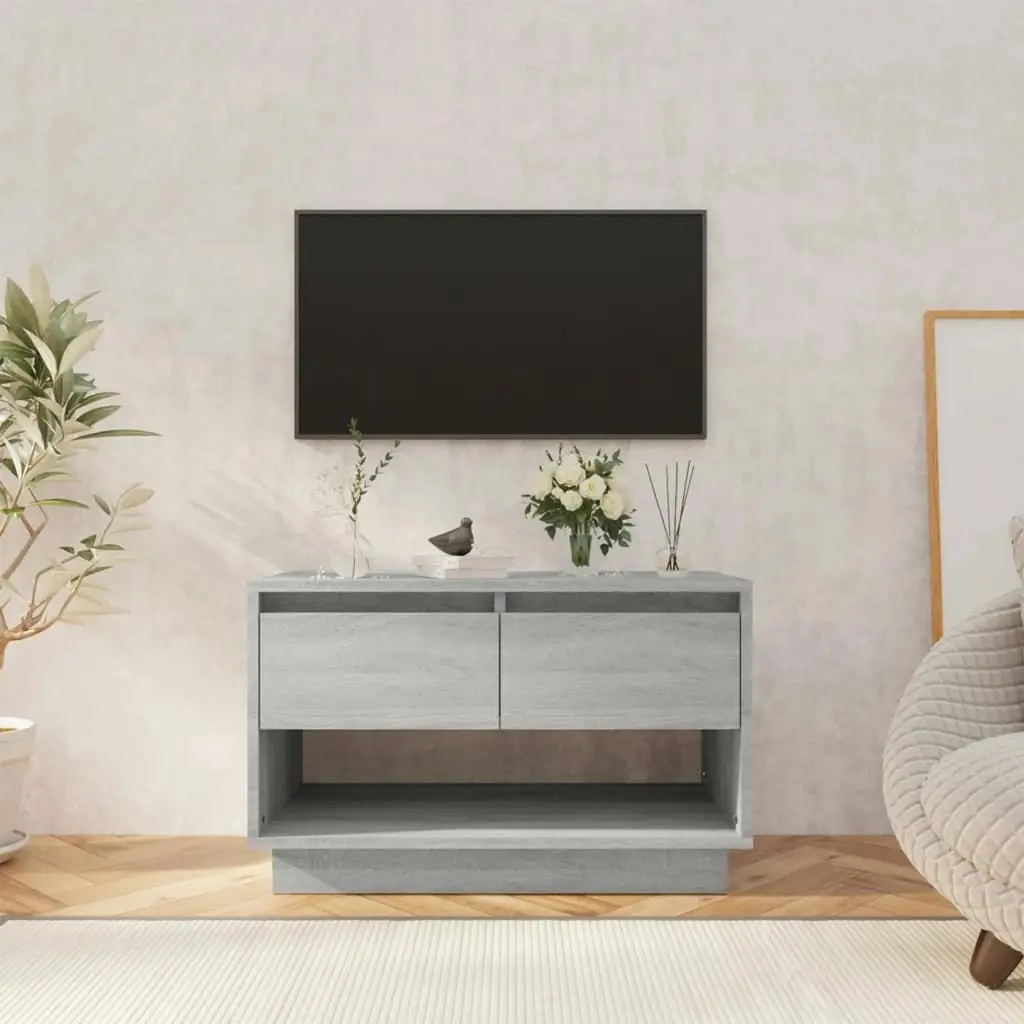 TV Cabinet Grey Sonoma 70x41x44 cm Engineered Wood 812976