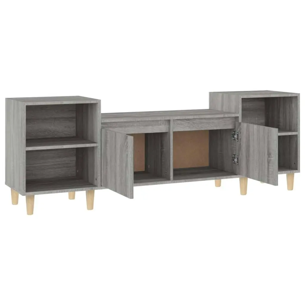 TV Cabinet Grey Sonoma 160x35x55 cm Engineered Wood 821194