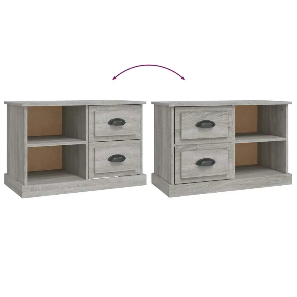 TV Cabinet Grey Sonoma 73x35.5x47.5 cm Engineered Wood 816174