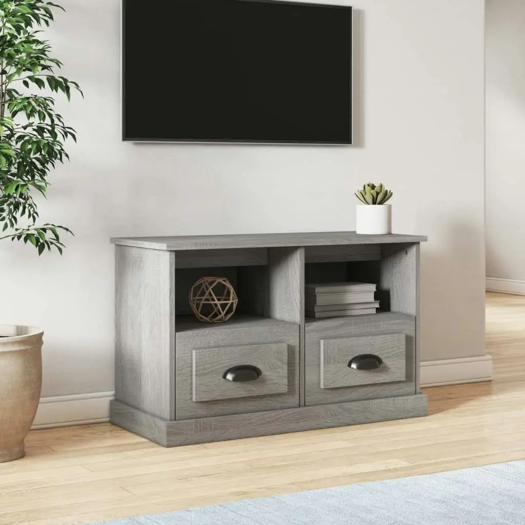 TV Cabinet Grey Sonoma 80x35x50 cm Engineered Wood 816286