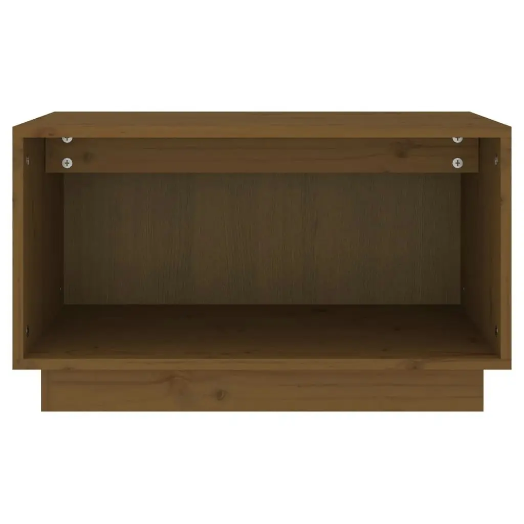 TV Cabinet Honey Brown 60x35x35 cm Solid Wood Pine 813827