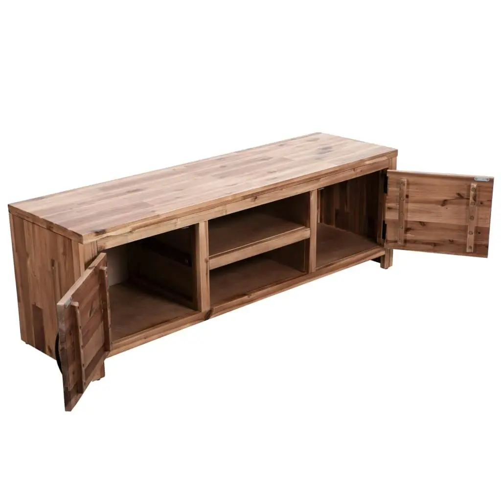 TV Cabinet Solid Acacia Wood 120x35x40 cm 246044