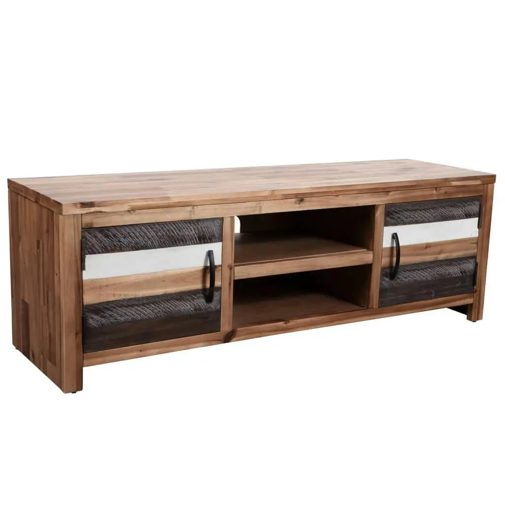 TV Cabinet Solid Acacia Wood 120x35x40 cm 246044