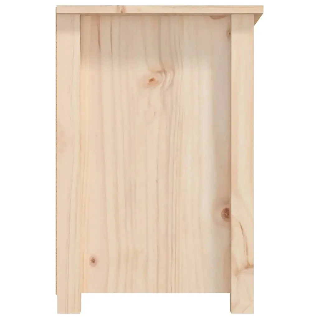 TV Cabinet 79x35x52 cm Solid Wood Pine 821497