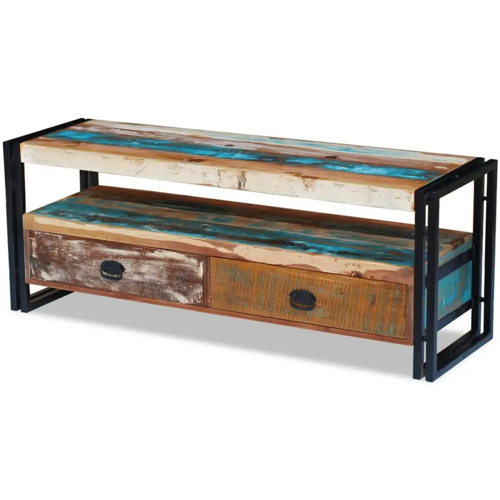 TV Cabinet Solid Reclaimed Wood 243275