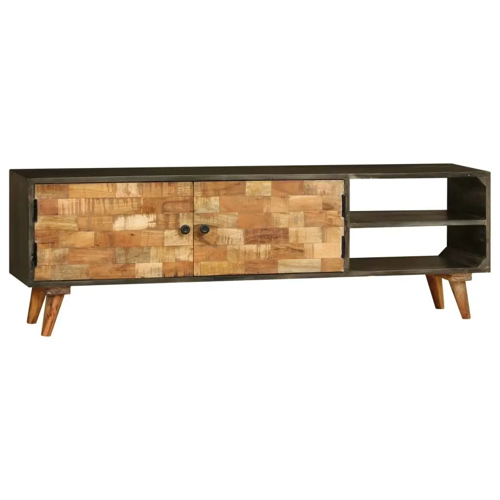 TV Cabinet Solid Mango Wood 140x30x45 cm 246167