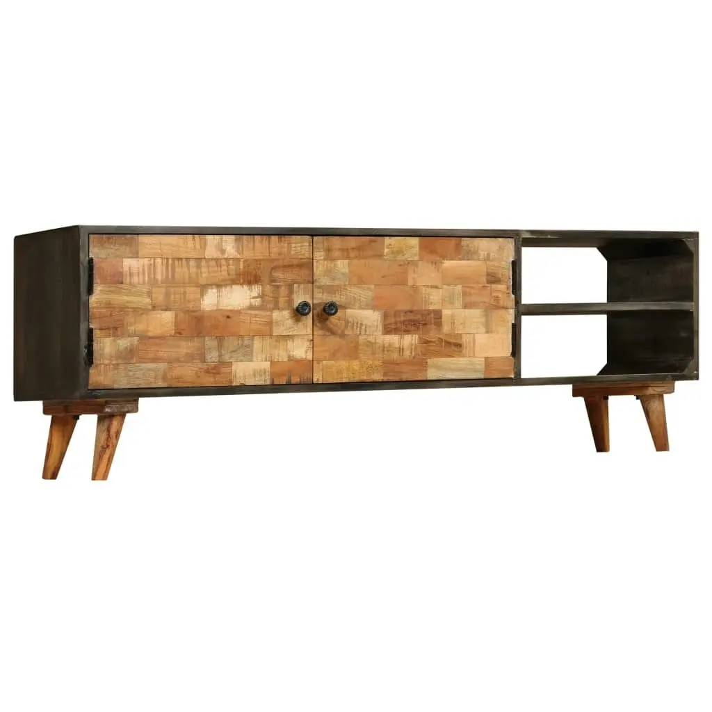 TV Cabinet Solid Mango Wood 140x30x45 cm 246167