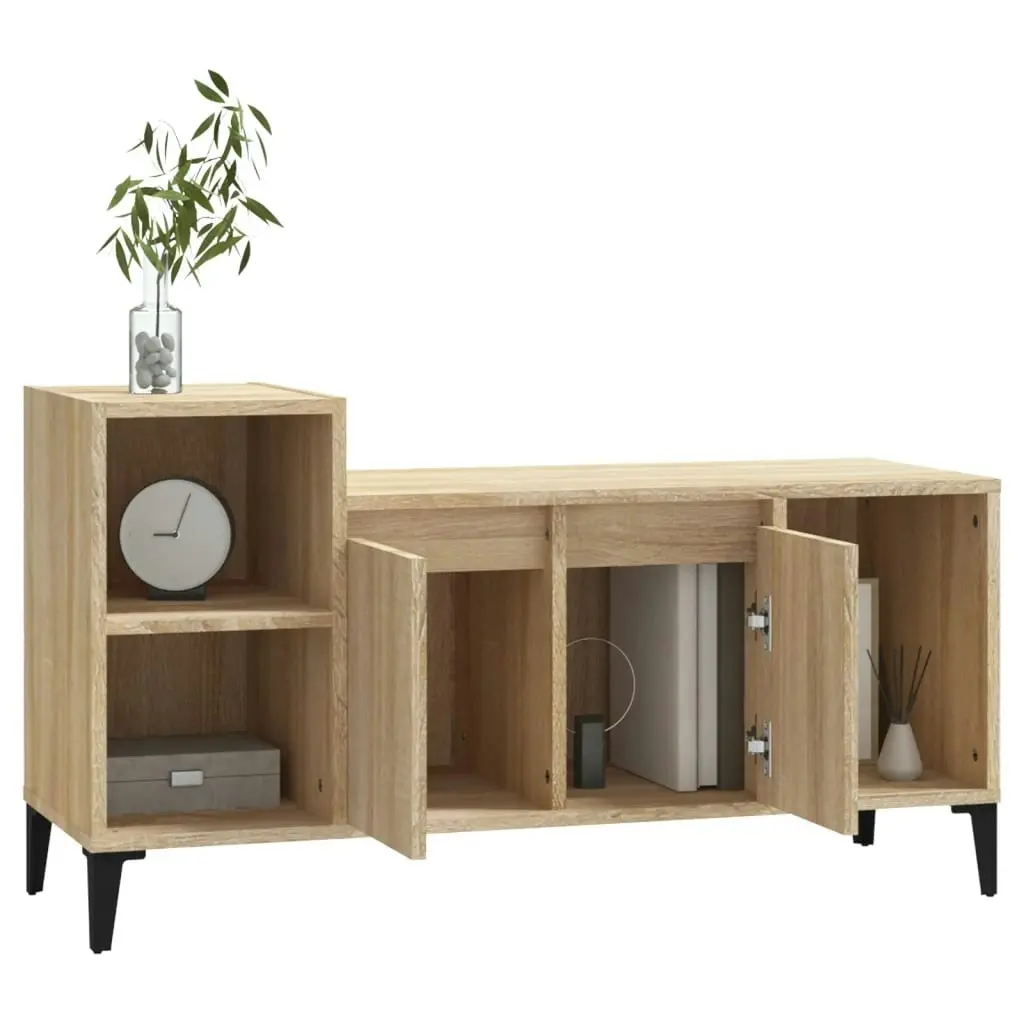 TV Cabinet Sonoma Oak 100x35x55 cm Engineered Wood 821183