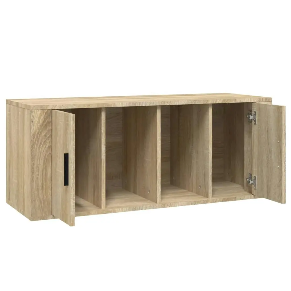 TV Cabinet Sonoma Oak 100x35x40 cm Engineered Wood 816803