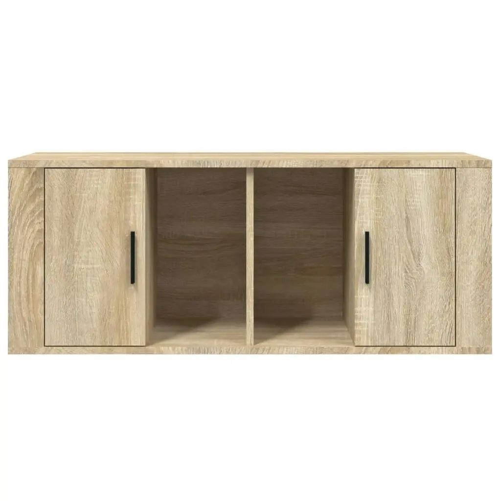 TV Cabinet Sonoma Oak 100x35x40 cm Engineered Wood 816803