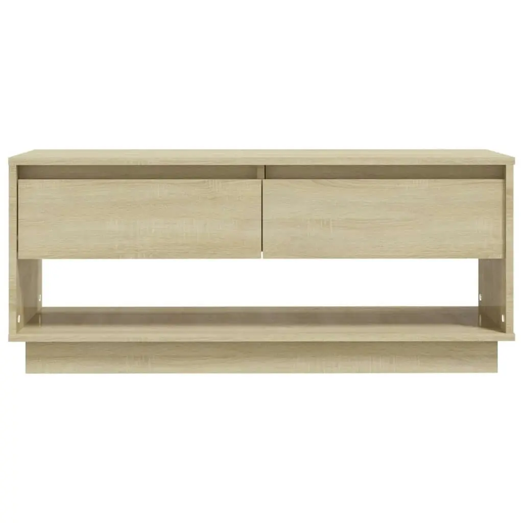 TV Cabinet Sonoma Oak 102x41x44 cm Engineered Wood 809488