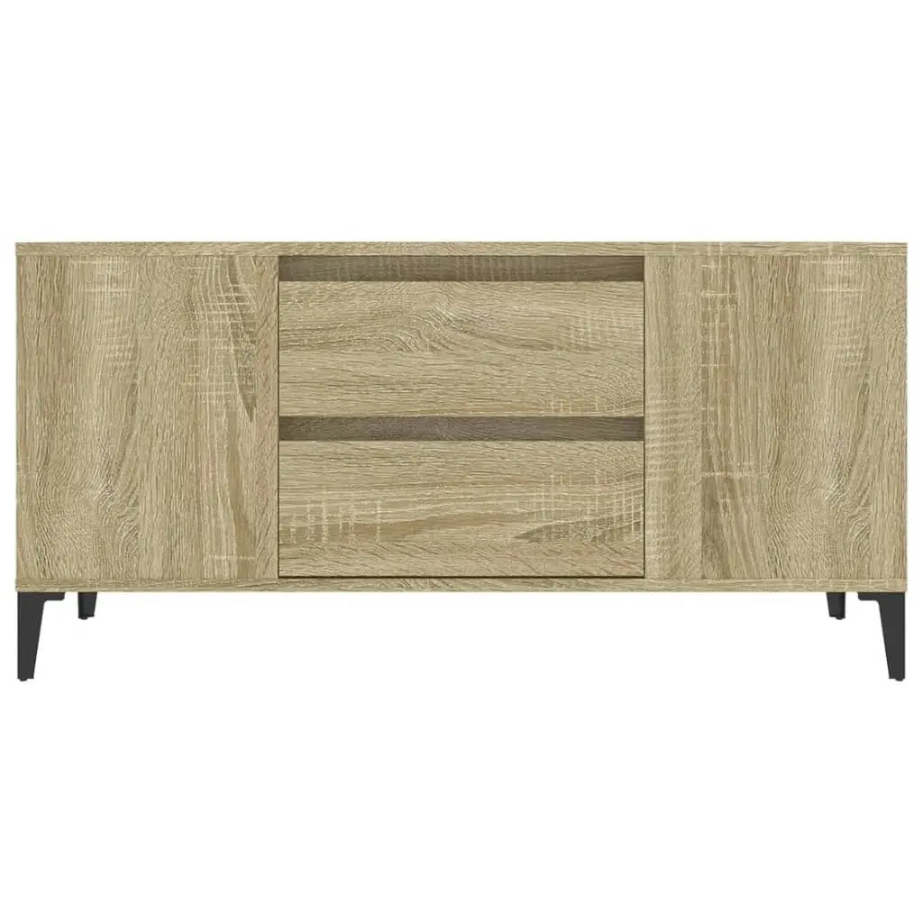 TV Cabinet Sonoma Oak 102x44.5x50 cm Engineered Wood 819607