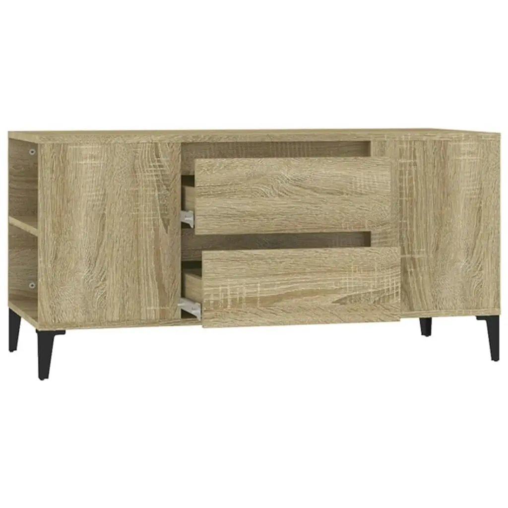 TV Cabinet Sonoma Oak 102x44.5x50 cm Engineered Wood 819607