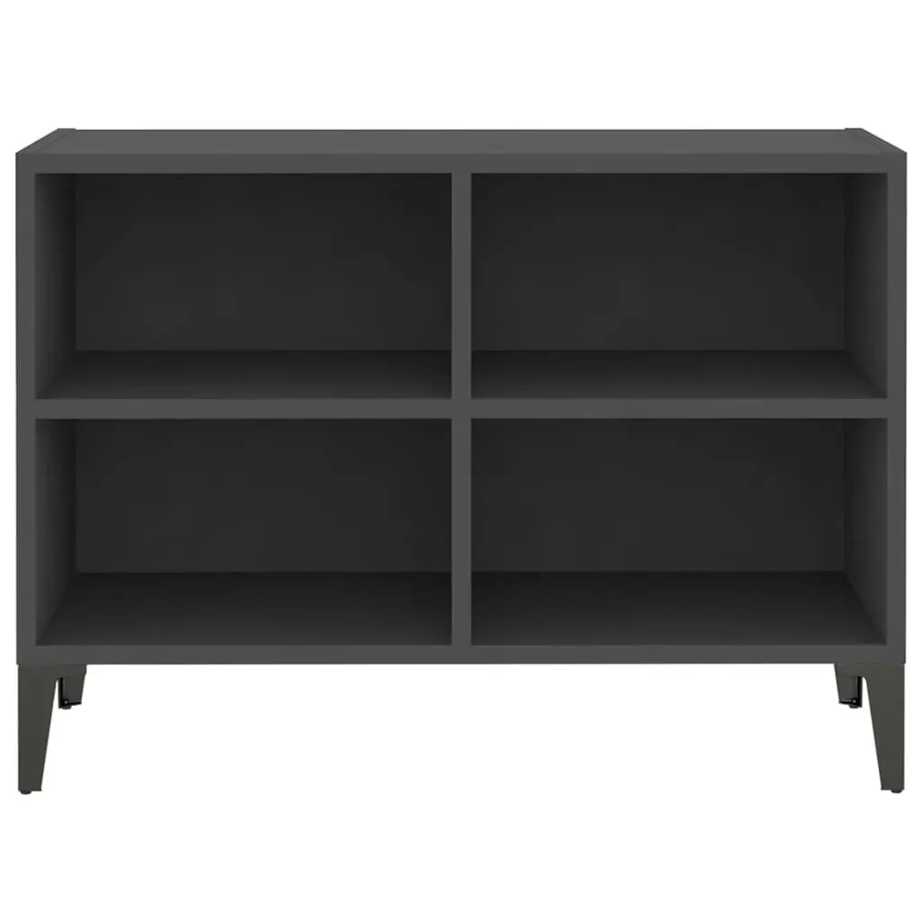 TV Cabinet with Metal Legs Grey 69.5x30x50 cm 805934