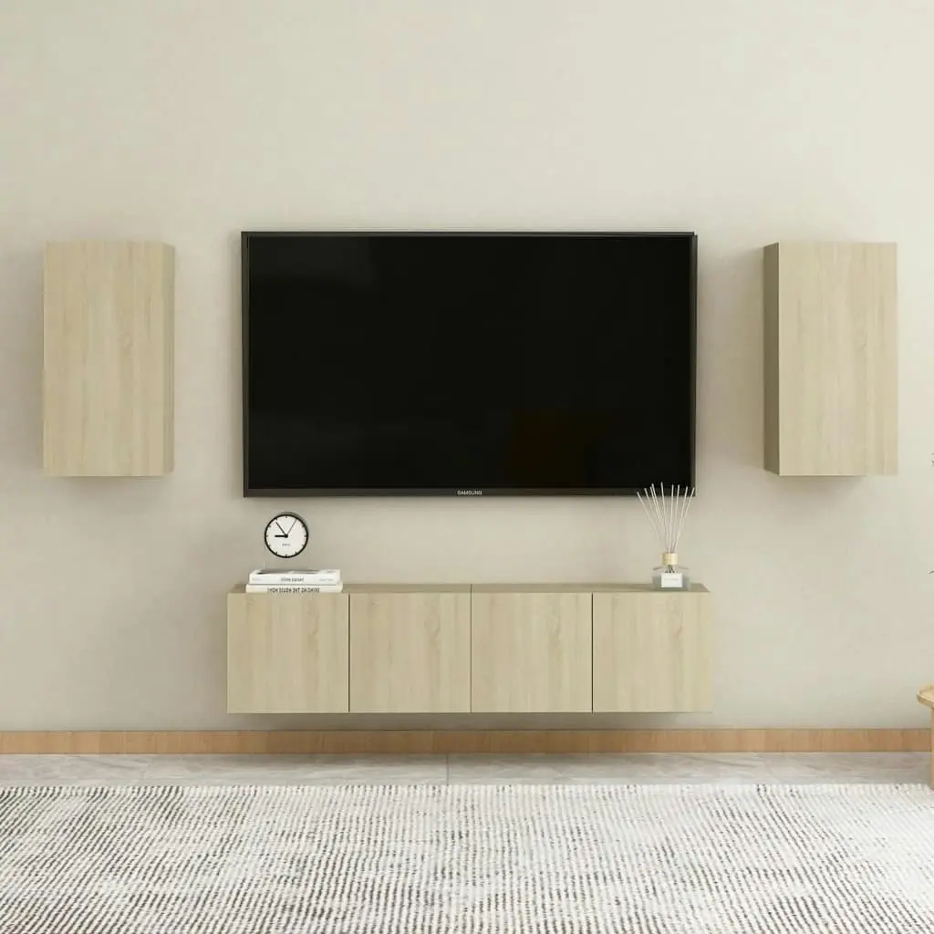 TV Cabinet Sonoma Oak 30.5x30x60 cm Engineered Wood 803332