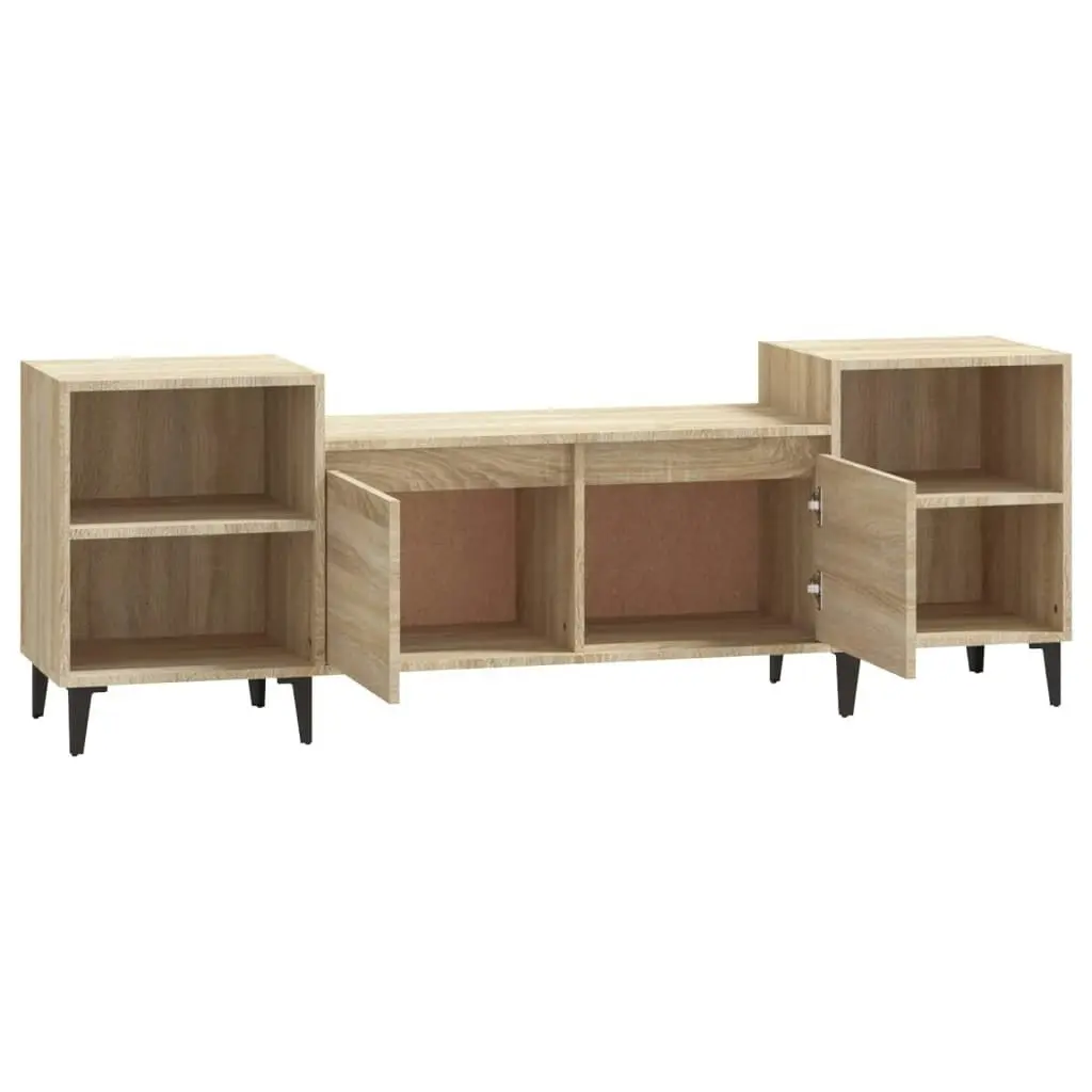 TV Cabinet Sonoma Oak 160x35x55 cm Engineered Wood 821199