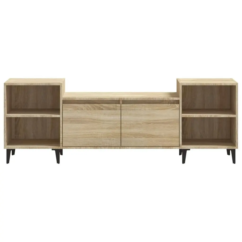 TV Cabinet Sonoma Oak 160x35x55 cm Engineered Wood 821199