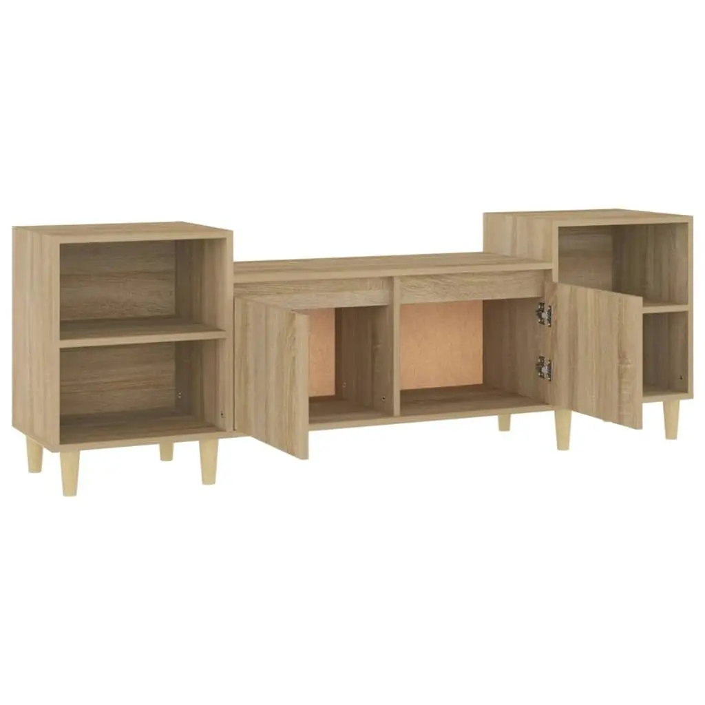 TV Cabinet Sonoma Oak 160x35x55 cm Engineered Wood 821191