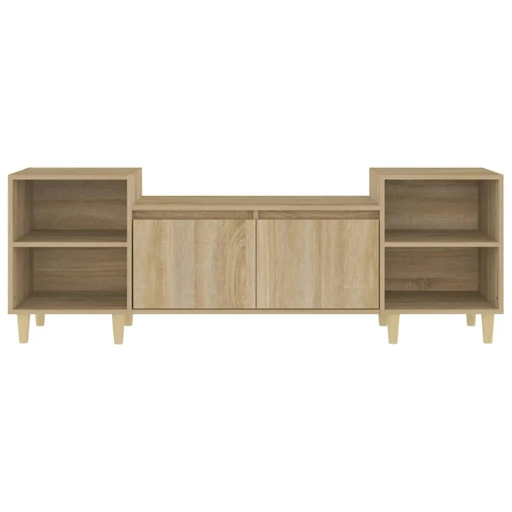 TV Cabinet Sonoma Oak 160x35x55 cm Engineered Wood 821191