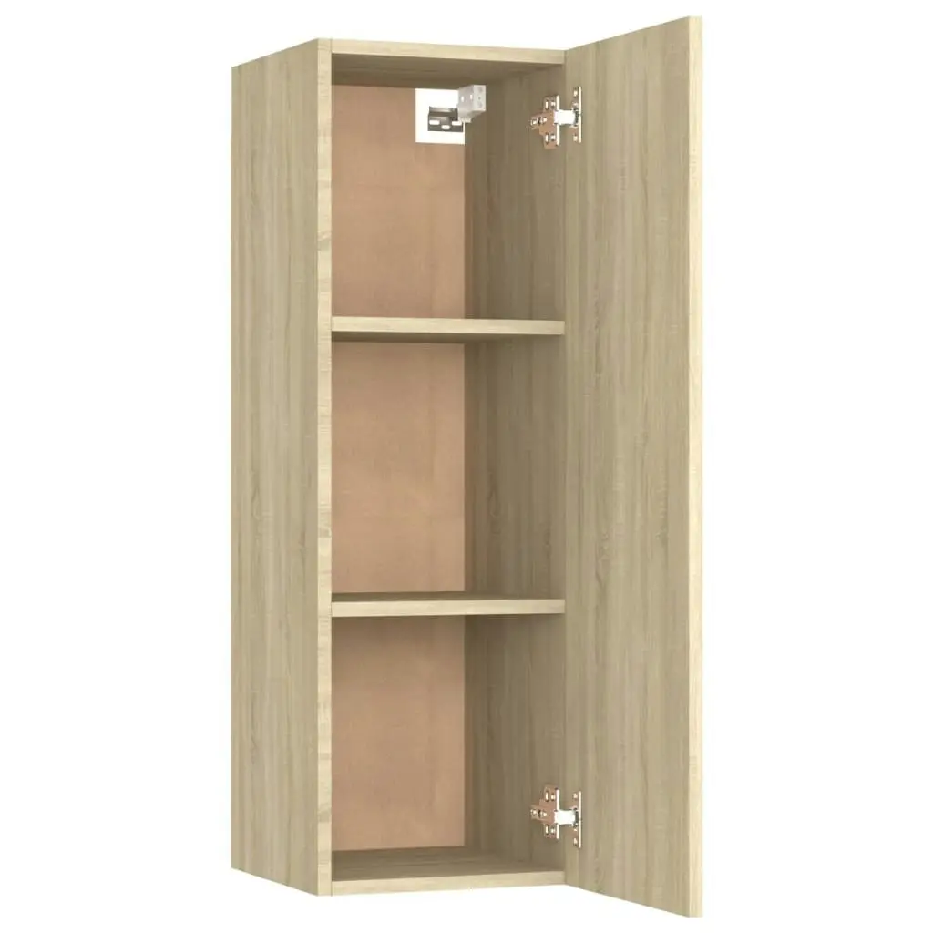 TV Cabinet Sonoma Oak 30.5x30x90 cm Engineered Wood 803350