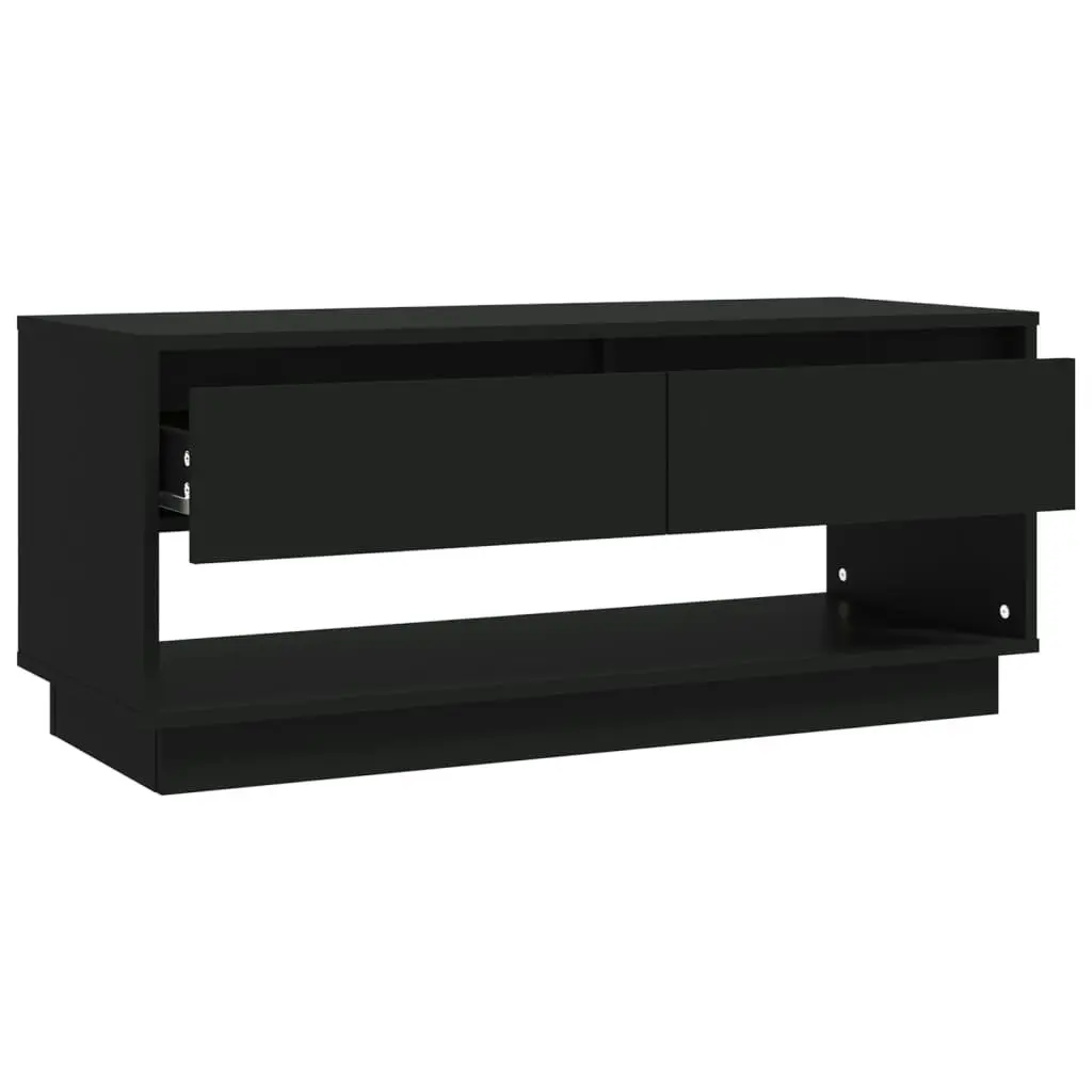 TV Cabinet Black 102x41x44 cm Engineered Wood 809486