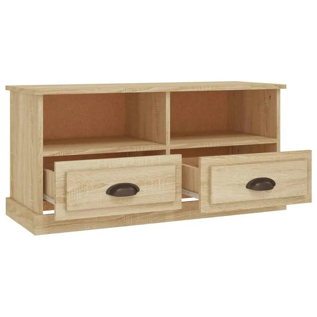 TV Cabinet Sonoma Oak 93x35.5x45 cm Engineered Wood 816467