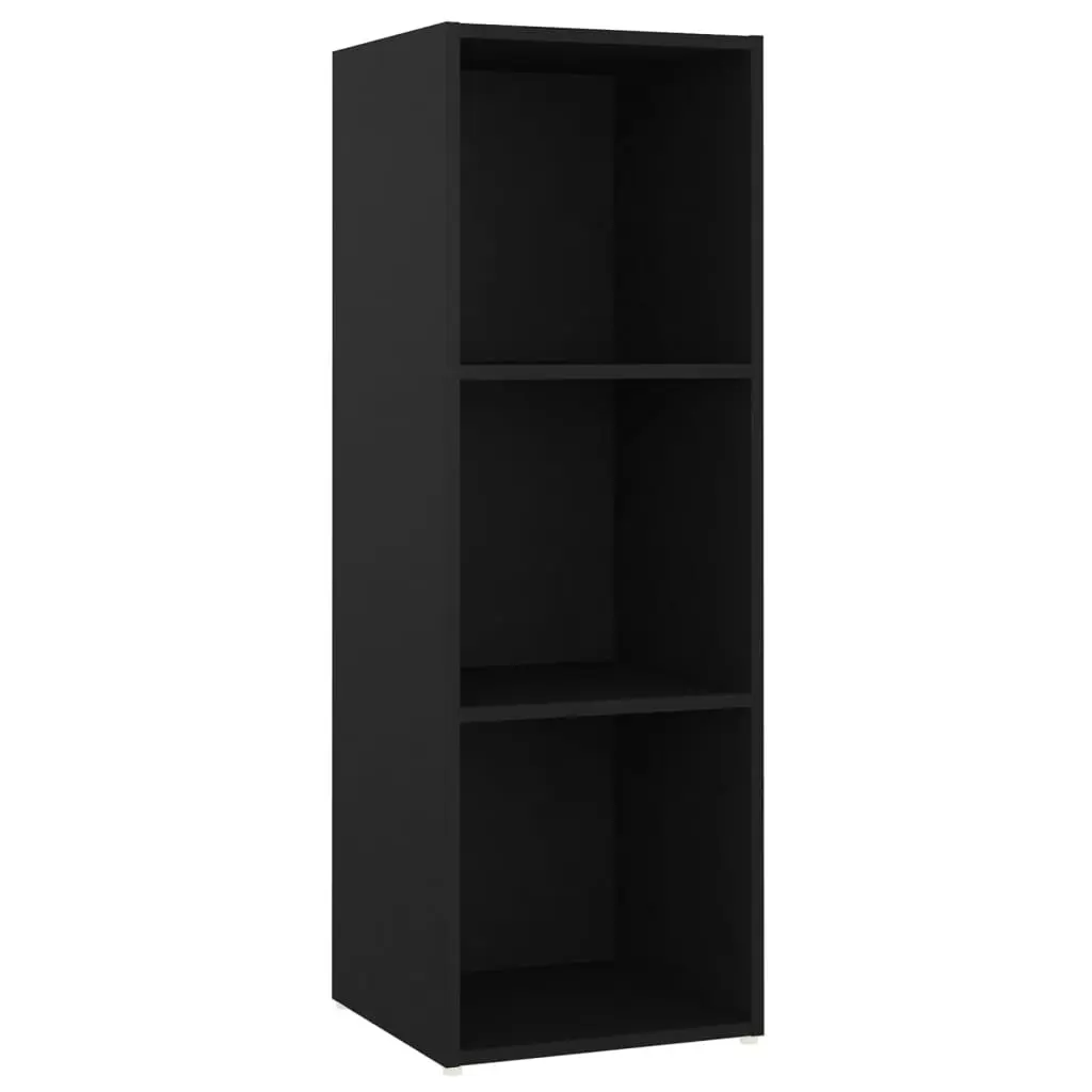 TV Cabinet Black 107x35x37 cm Engineered Wood 805535