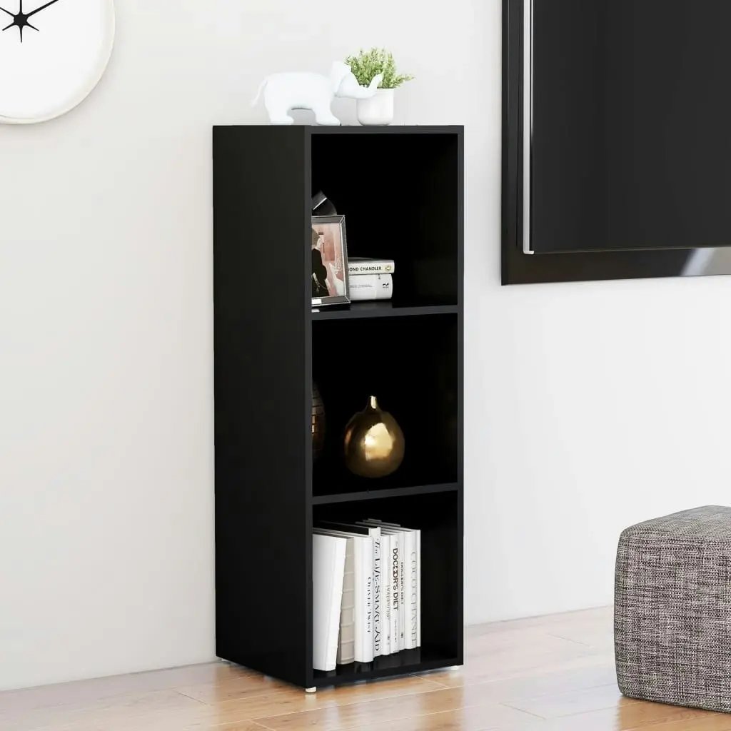 TV Cabinet Black 107x35x37 cm Engineered Wood 805535