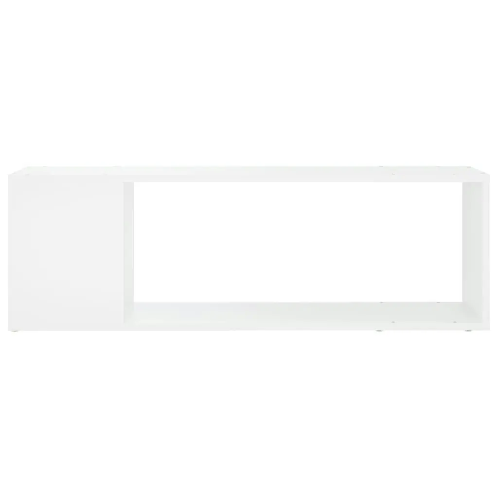 TV Cabinet White 100x24x32 cm Engineered Wood 809161