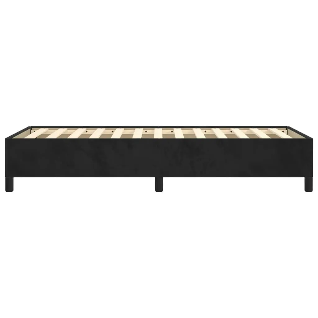 Bed Frame without Mattress Black King Single Size Velvet 355758