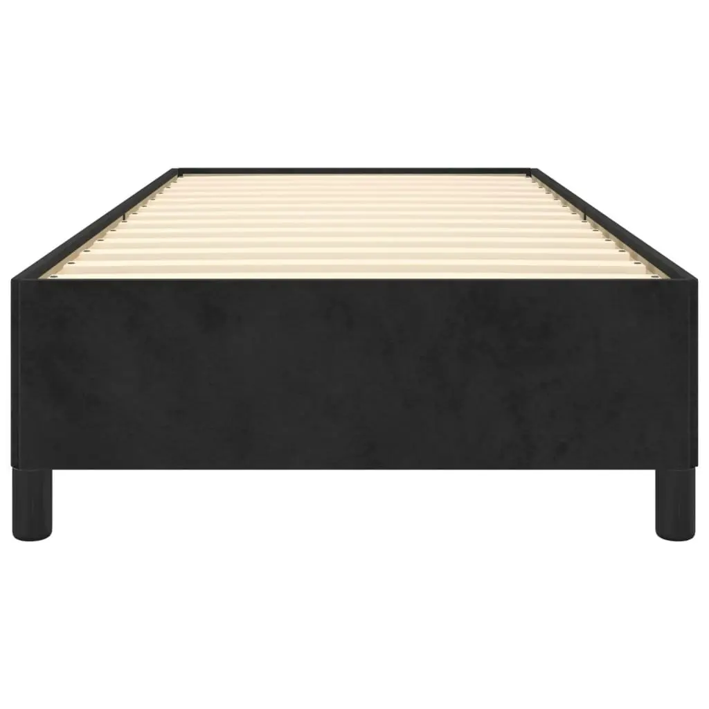 Bed Frame without Mattress Black King Single Size Velvet 355758