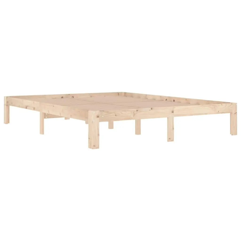 Bed Frame Solid Wood 150x200 cm 810370