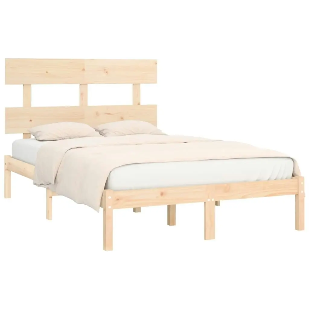 Bed Frame Solid Wood 153x203 cm Queen Size 3104678