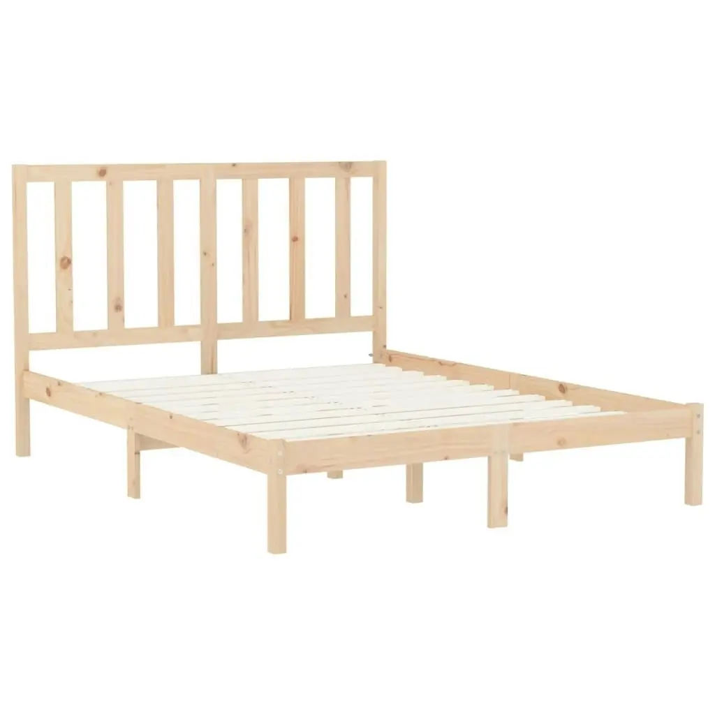 Bed Frame Solid Wood 153x203 cm Queen Size 3106773