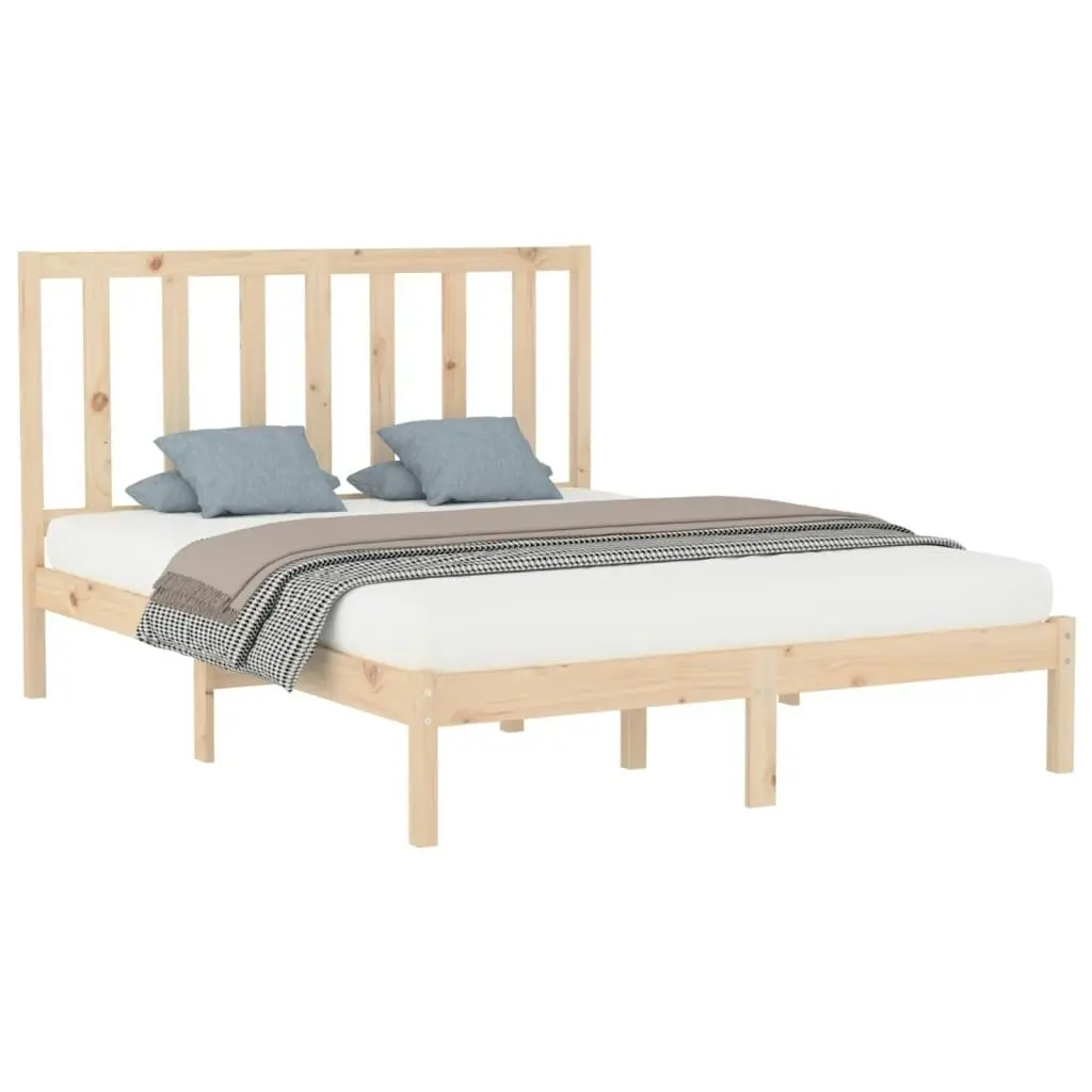 Bed Frame Solid Wood 153x203 cm Queen Size 3106773