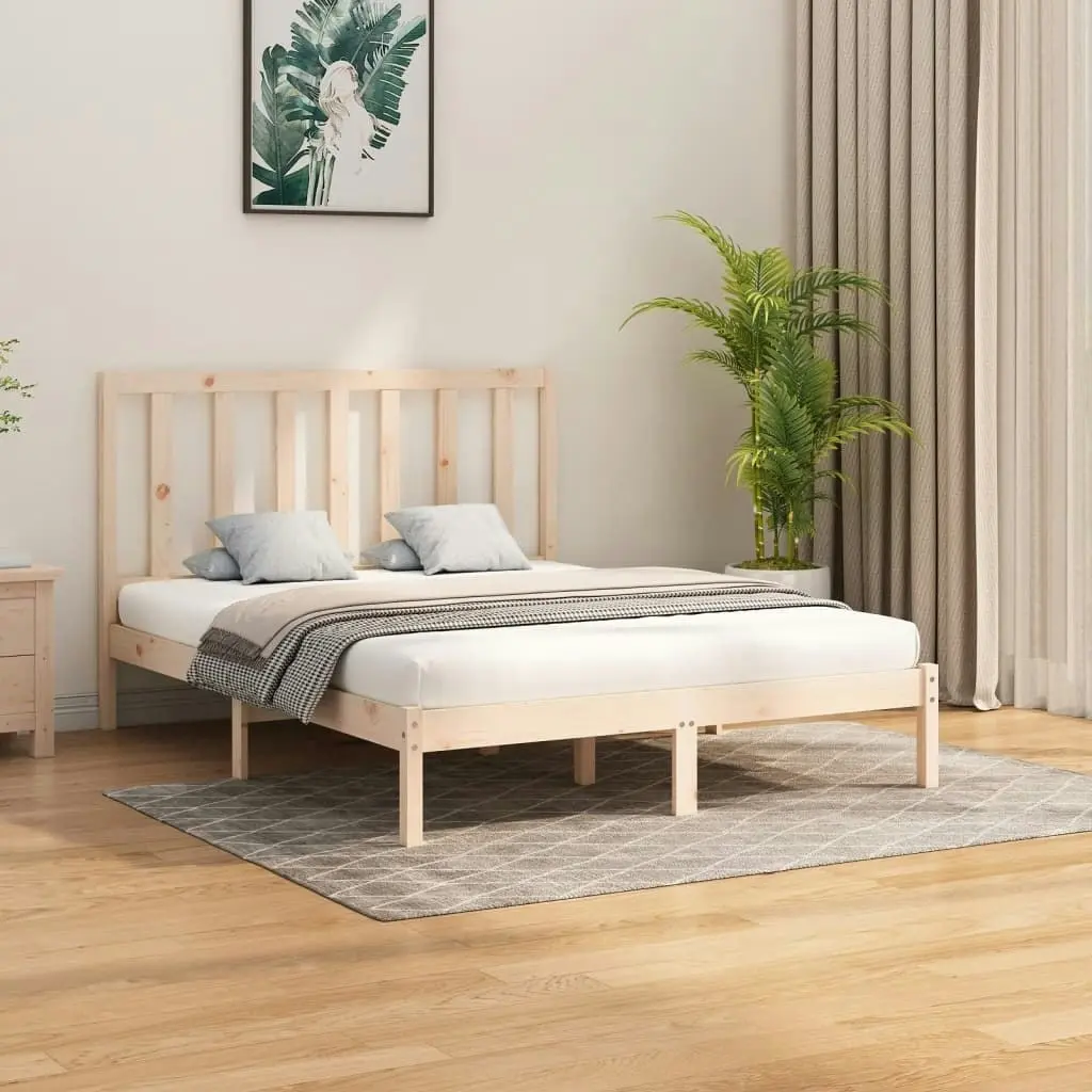 Bed Frame Solid Wood 153x203 cm Queen Size 3106773