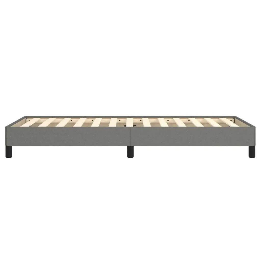 Bed Frame Dark Grey 106x203 cm King Single Size Fabric 355753