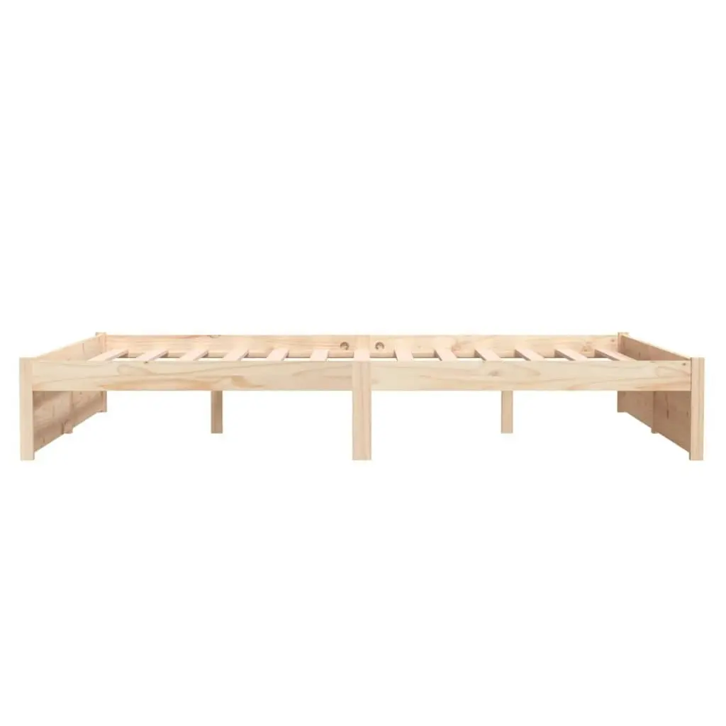 Bed Frame Solid Wood 153x203 cm Queen Size 814954