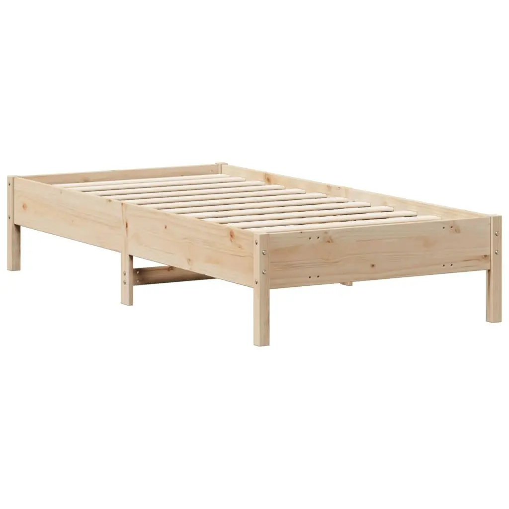 Bed Frame without Mattress 90x190 cm Solid Wood Pine 842726