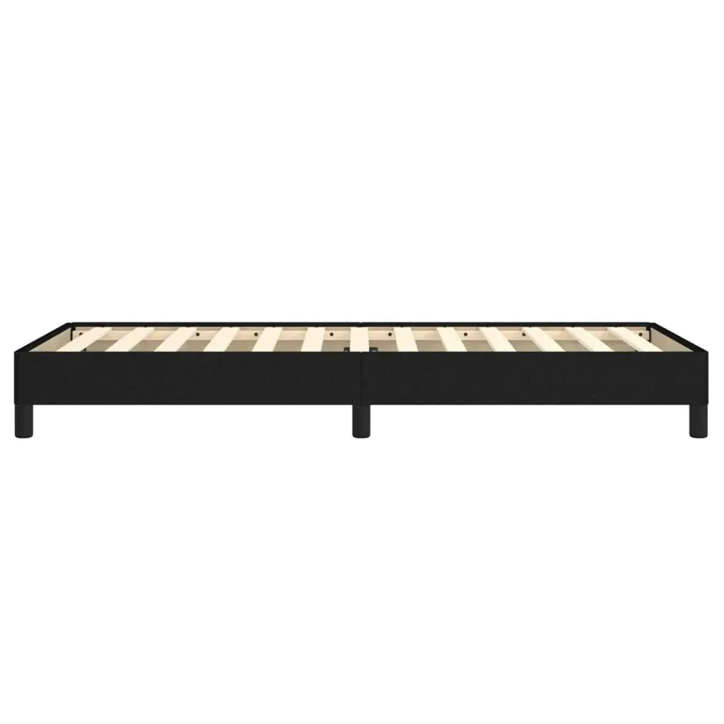 Bed Frame without Mattress Black King Single Fabric 355754