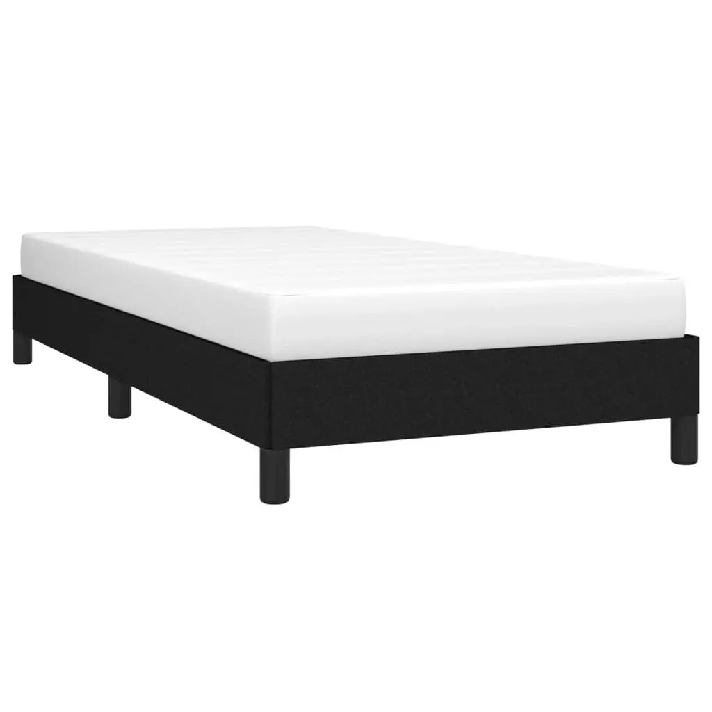 Bed Frame without Mattress Black King Single Fabric 355754