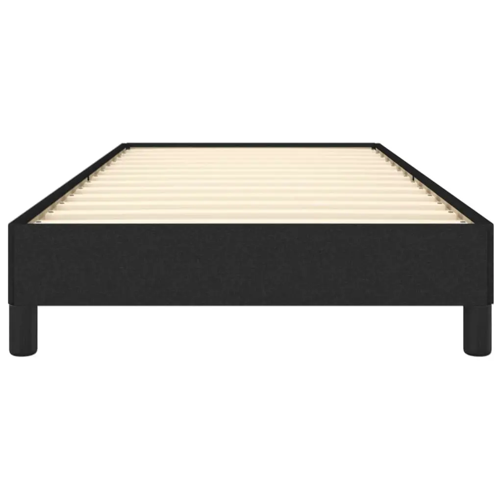 Bed Frame without Mattress Black King Single Fabric 355754