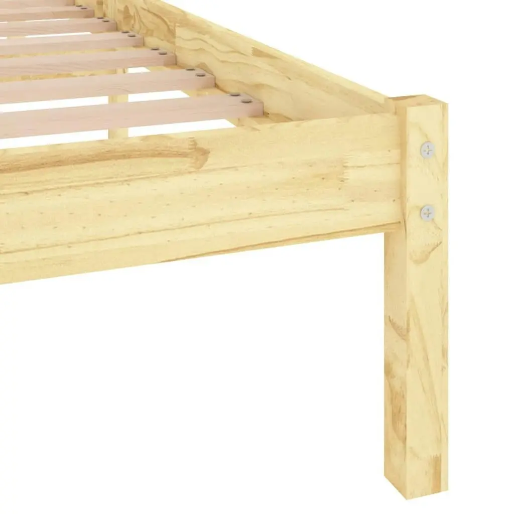 Bed Frame Solid Wood 183x203 cm King Size 810032