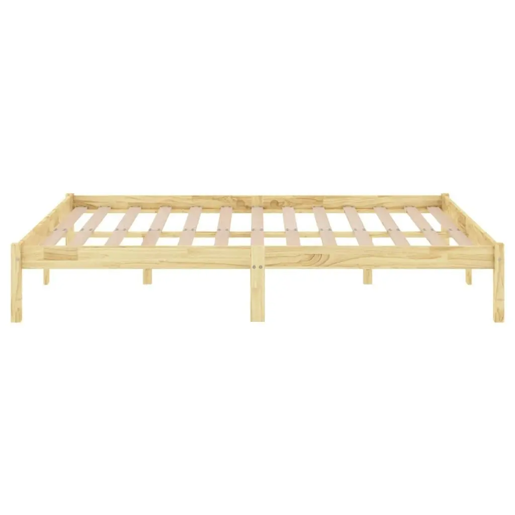 Bed Frame Solid Wood 183x203 cm King Size 810032