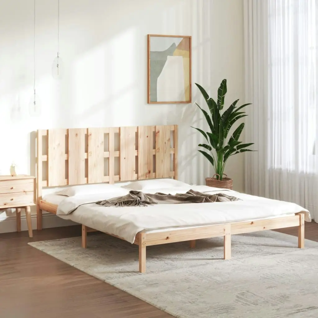 Bed Frame Solid Wood 153x203 cm Queen Size 3105605