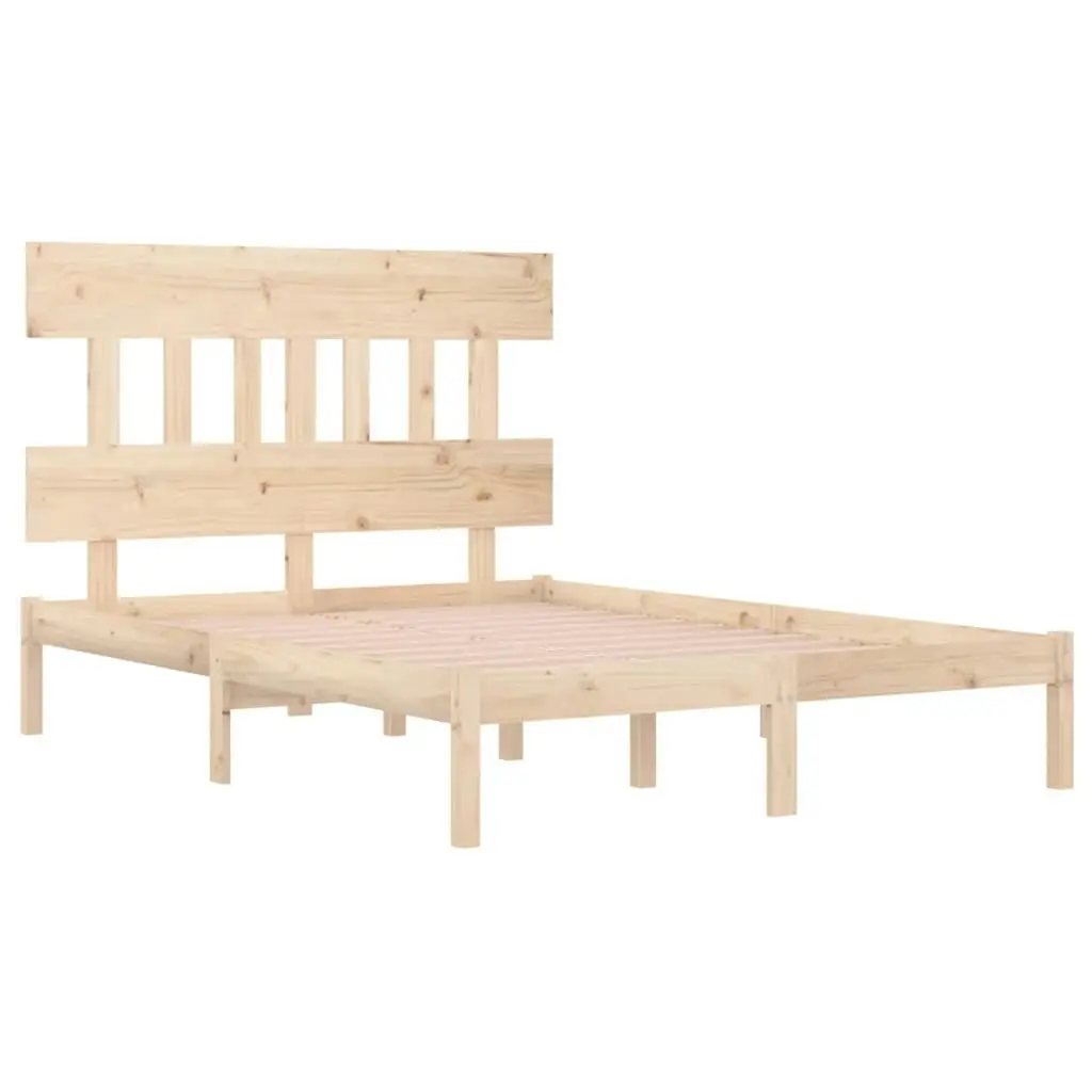 Bed Frame Solid Wood 183x203 cm King Size 3104753