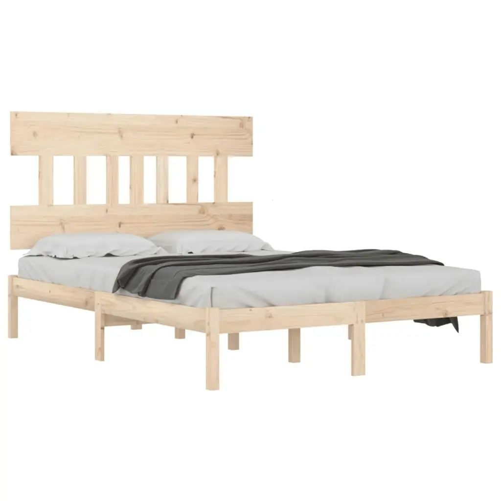 Bed Frame Solid Wood 183x203 cm King Size 3104753