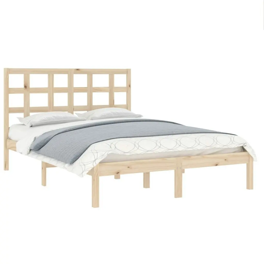 Bed Frame Solid Wood 183x203 cm King Size 3105485