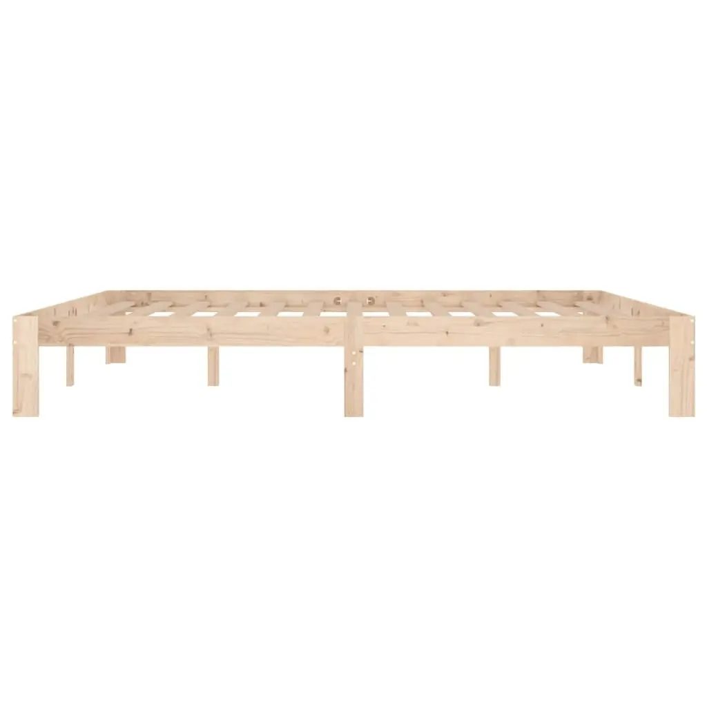 Bed Frame Solid Wood 183x203 cm King Size 810380