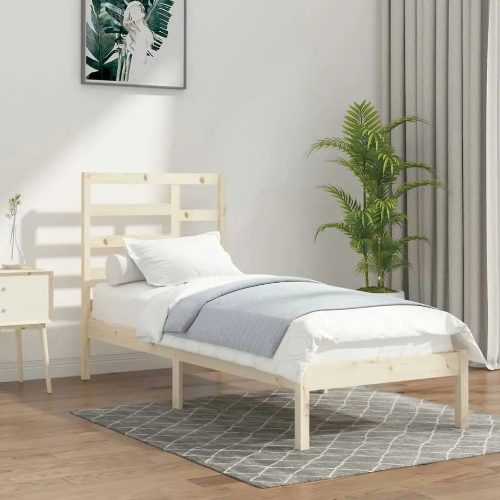 Bed Frame without Mattress Solid Wood 90x190 cm 3105760